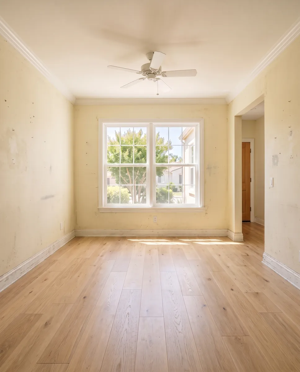 Interior painting & drywall: before